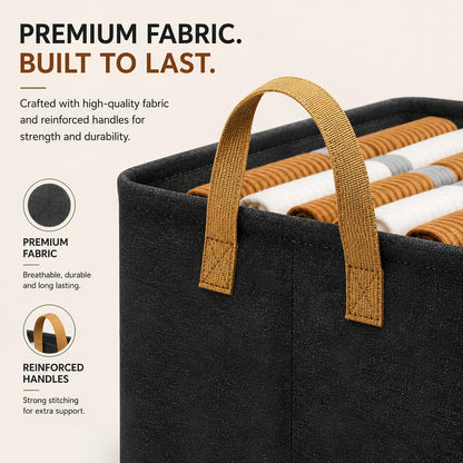 MERPHIN Foldable Wardrobe Storage Box & Organizer for Clothes (Pack of 2)