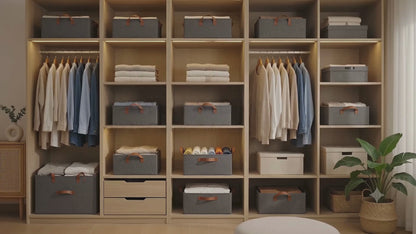 MERPHIN Foldable Wardrobe Storage Box & Organizer for Clothes (Pack of 2)